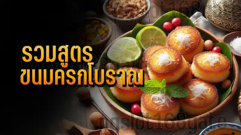 รวมสูตร ขนมครกโบราณ