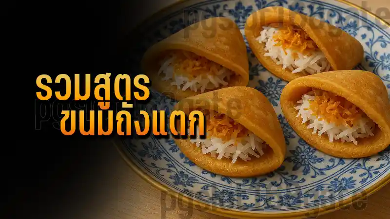 รวมสูตร ขนมถังแตก