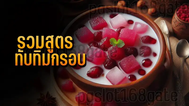 รวมสูตร ทับทิมกรอบ