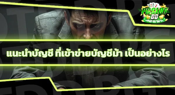 บัญชีแบบไหน เข้าข่ายบัญชีม้า