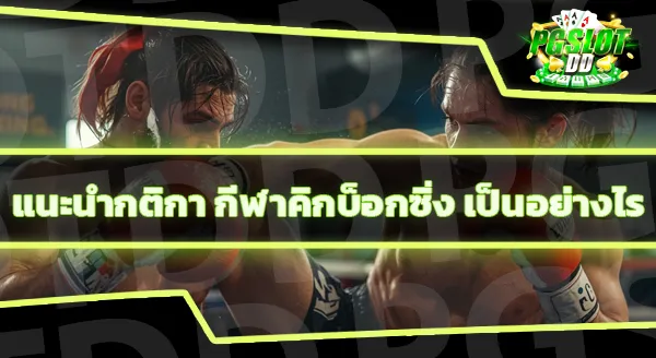 กติกาของ คิกบ็อกซิ่ง