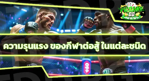 กีฬาต่อสู้ มีอะไรบ้าง