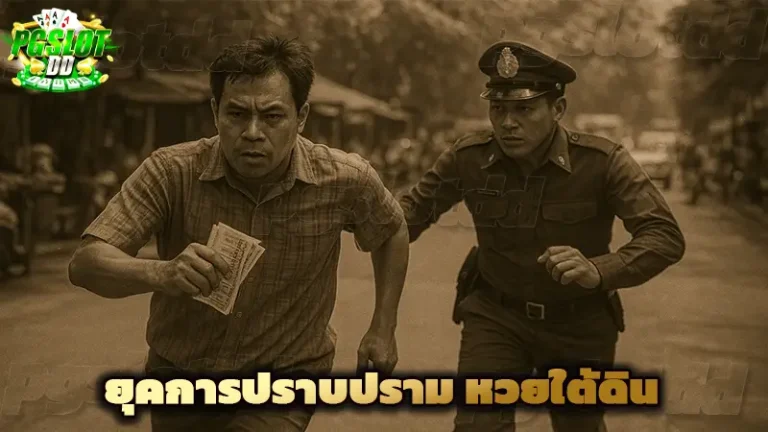ยุคการปราบปราม หวยใต้ดิน